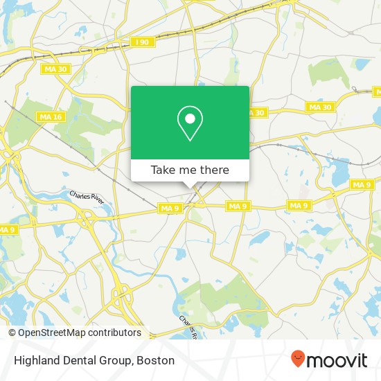 Mapa de Highland Dental Group