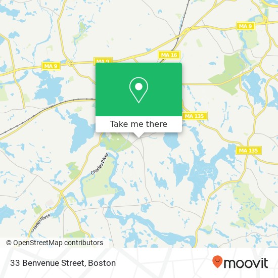 33 Benvenue Street map