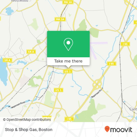 Mapa de Stop & Shop Gas