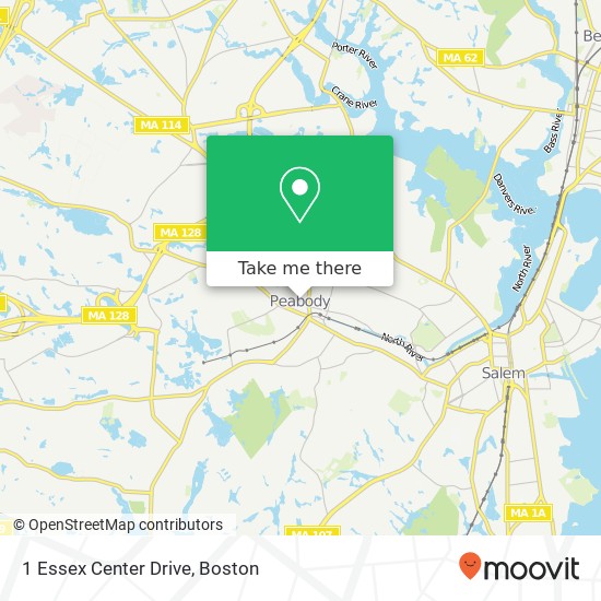 Mapa de 1 Essex Center Drive