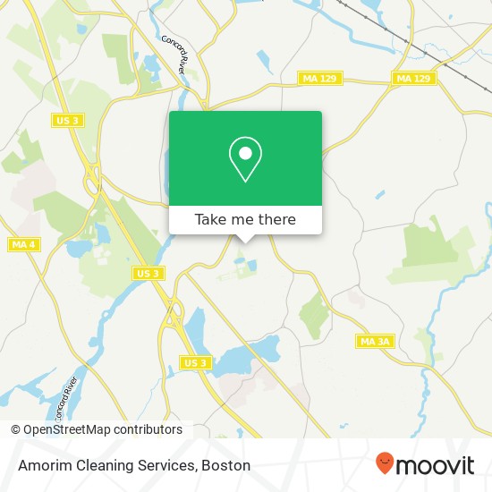 Mapa de Amorim Cleaning Services