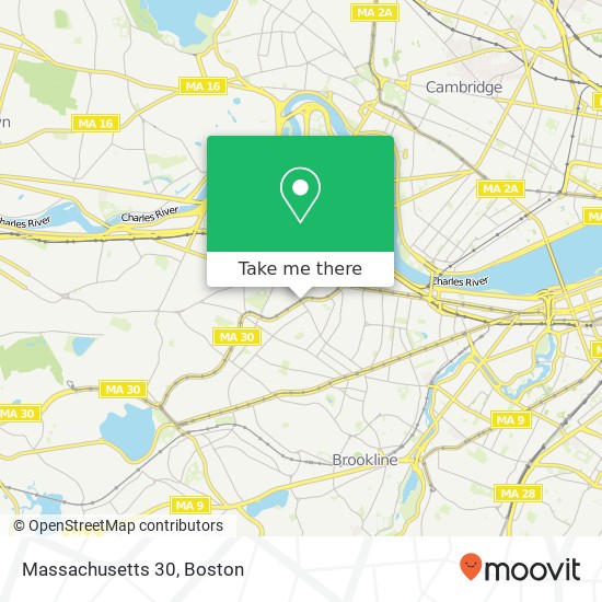 Massachusetts 30 map