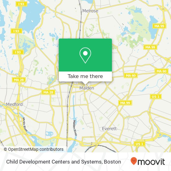 Mapa de Child Development Centers and Systems