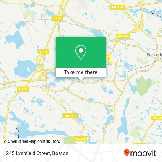 Mapa de 245 Lynnfield Street