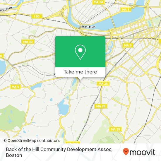 Mapa de Back of the Hill Community Development Assoc