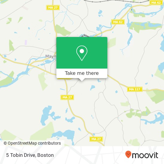 Mapa de 5 Tobin Drive