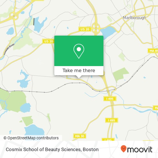 Cosmix School of Beauty Sciences map