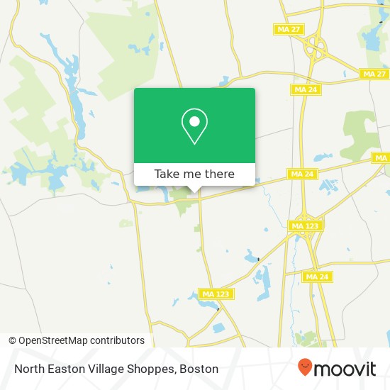 North Easton Village Shoppes map