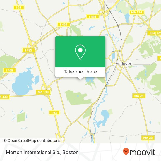 Morton International S.a. map