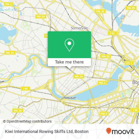 Mapa de Kiwi International Rowing Skiffs Ltd