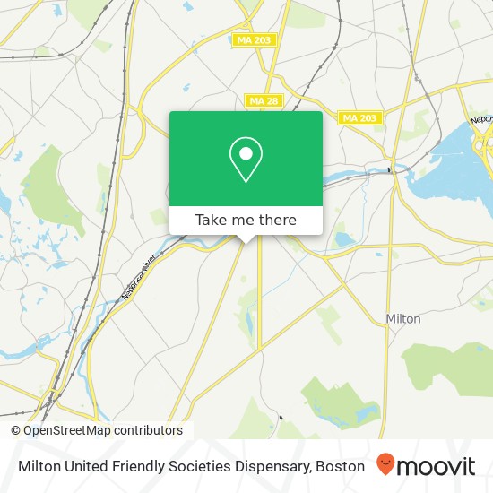 Mapa de Milton United Friendly Societies Dispensary