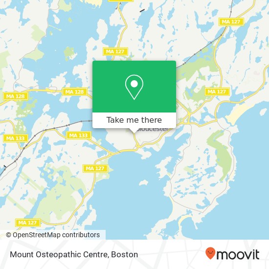 Mapa de Mount Osteopathic Centre