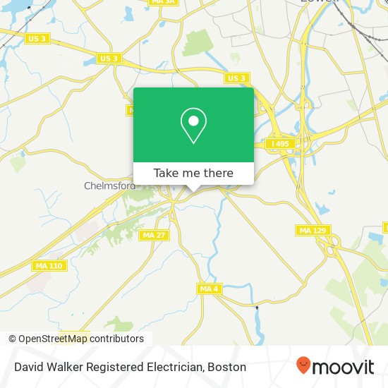 Mapa de David Walker Registered Electrician