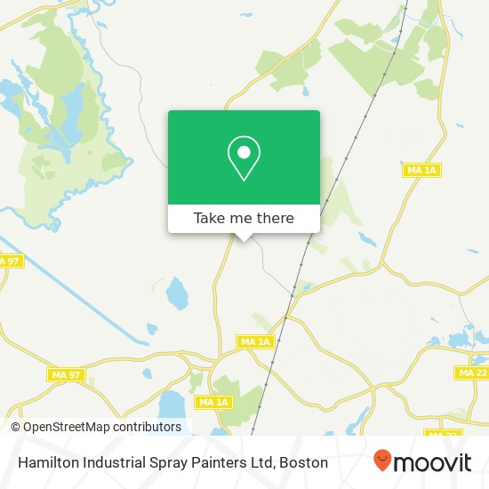 Mapa de Hamilton Industrial Spray Painters Ltd