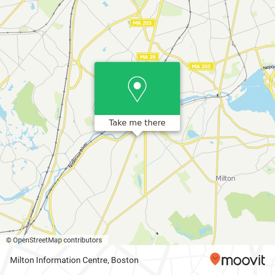 Milton Information Centre map