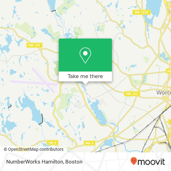 Mapa de NumberWorks Hamilton