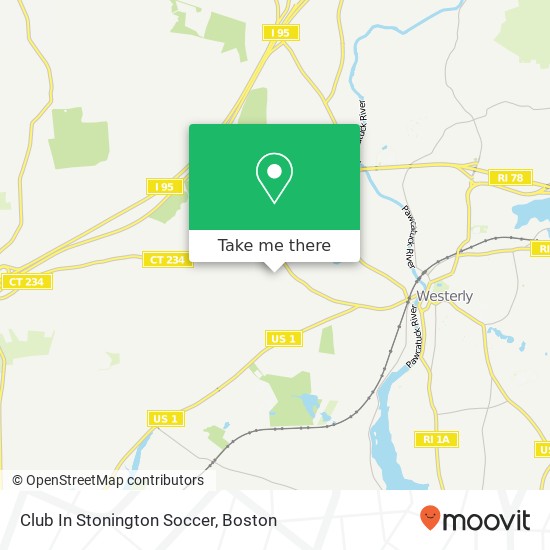 Mapa de Club In Stonington Soccer
