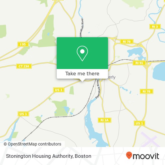 Mapa de Stonington Housing Authority