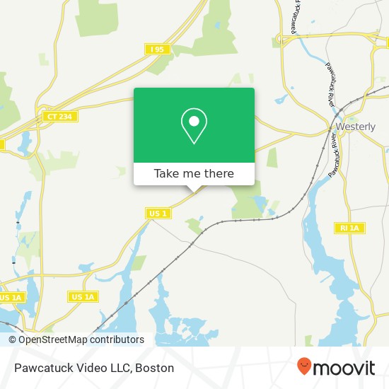 Mapa de Pawcatuck Video LLC