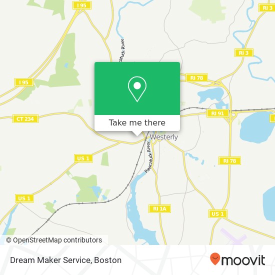 Mapa de Dream Maker Service