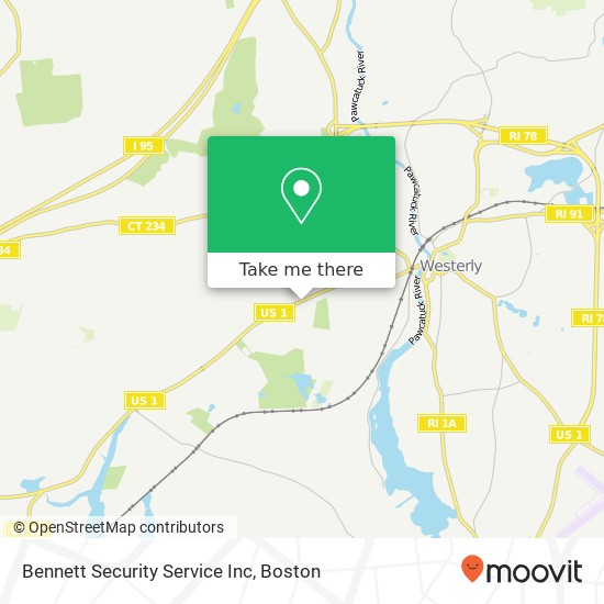 Mapa de Bennett Security Service Inc