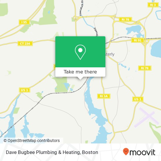 Mapa de Dave Bugbee Plumbing & Heating