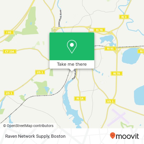 Mapa de Raven Network Supply