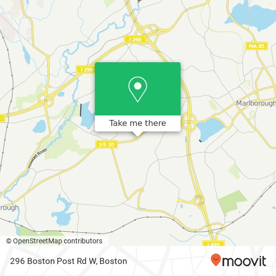 Mapa de 296 Boston Post Rd W