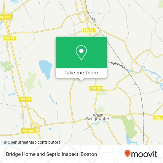 Bridge Home and Septic Inspect map