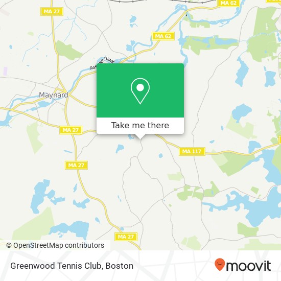 Greenwood Tennis Club map