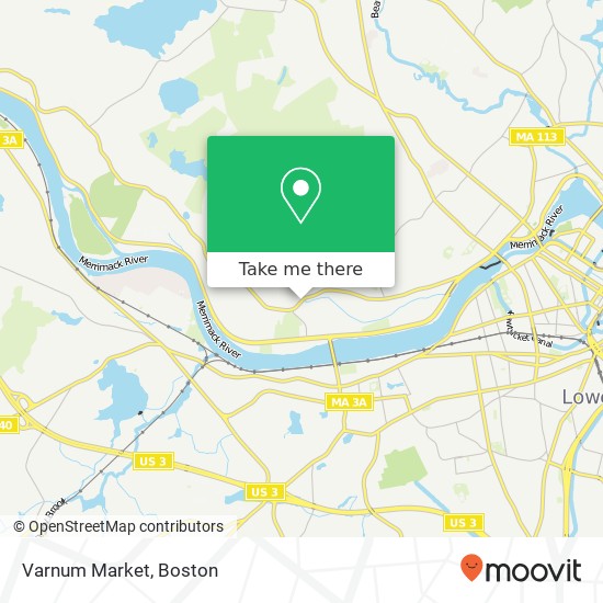 Mapa de Varnum Market