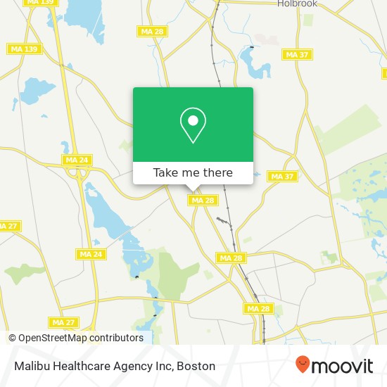 Malibu Healthcare Agency Inc map