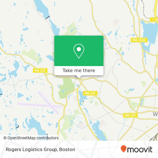 Mapa de Rogers Logistics Group