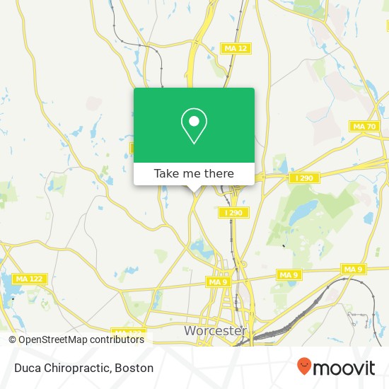 Duca Chiropractic map