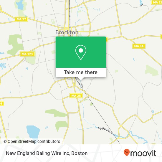 New England Baling Wire Inc map