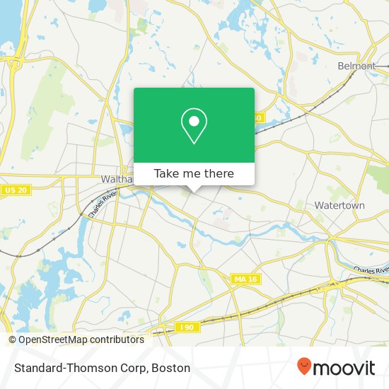 Mapa de Standard-Thomson Corp