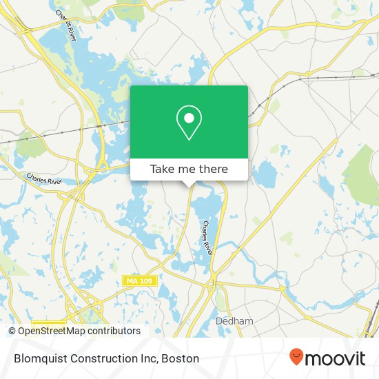 Blomquist Construction Inc map