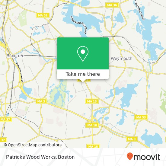 Mapa de Patricks Wood Works