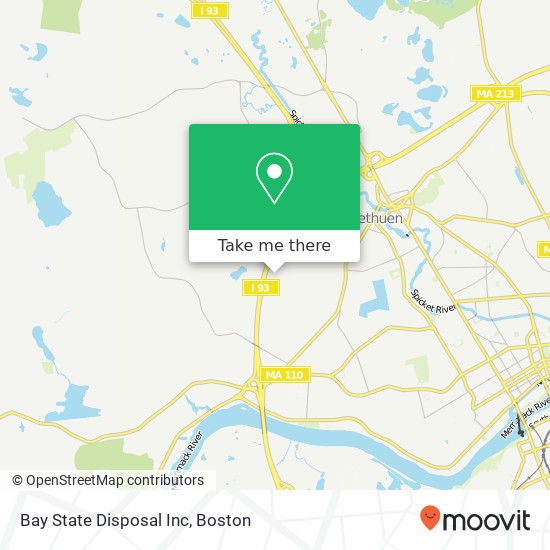 Mapa de Bay State Disposal Inc