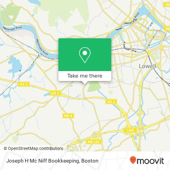 Mapa de Joseph H Mc Niff Bookkeeping