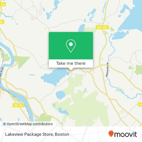 Lakeview Package Store map