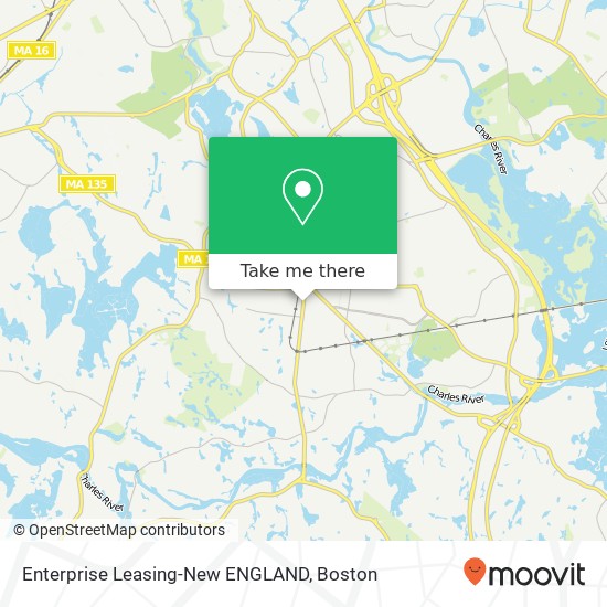 Mapa de Enterprise Leasing-New ENGLAND