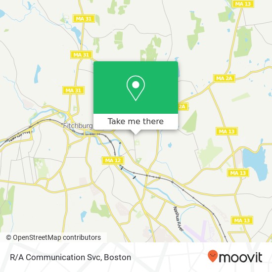 R/A Communication Svc map