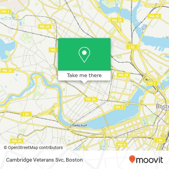 Cambridge Veterans Svc map