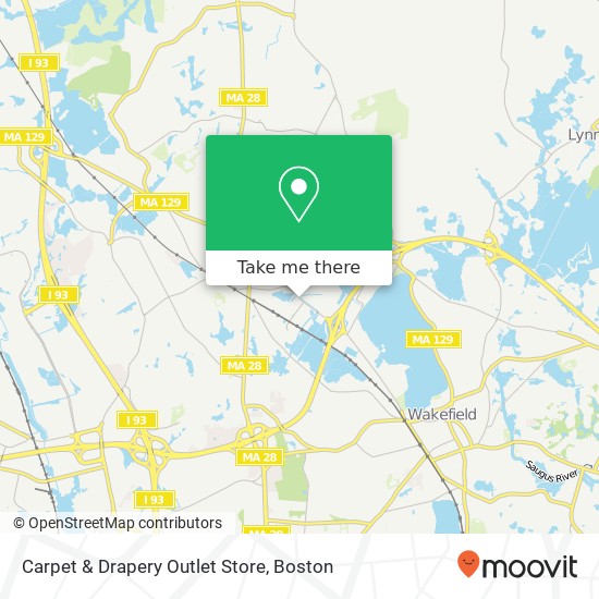Mapa de Carpet & Drapery Outlet Store