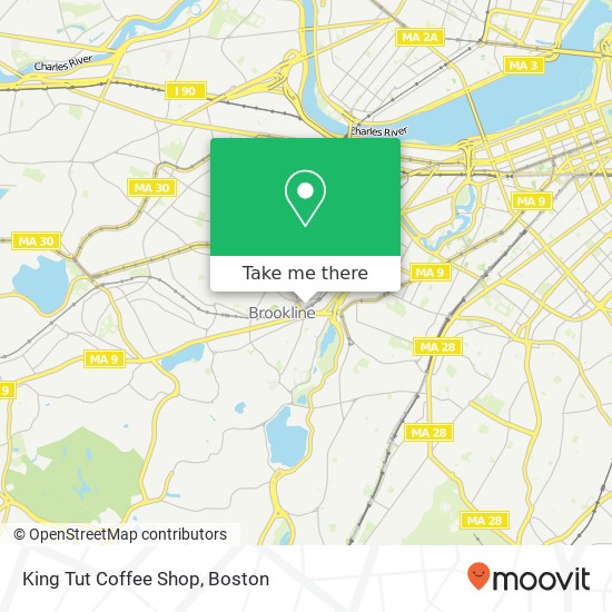 King Tut Coffee Shop map