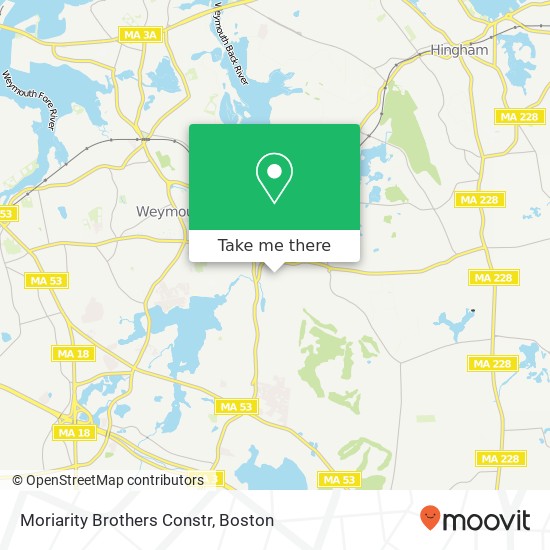 Mapa de Moriarity Brothers Constr