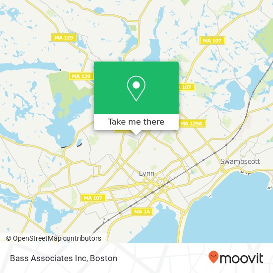 Bass Associates Inc map