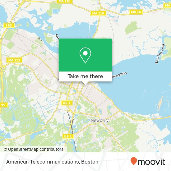 American Telecommunications map