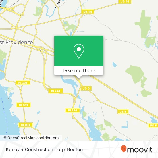 Mapa de Konover Construction Corp